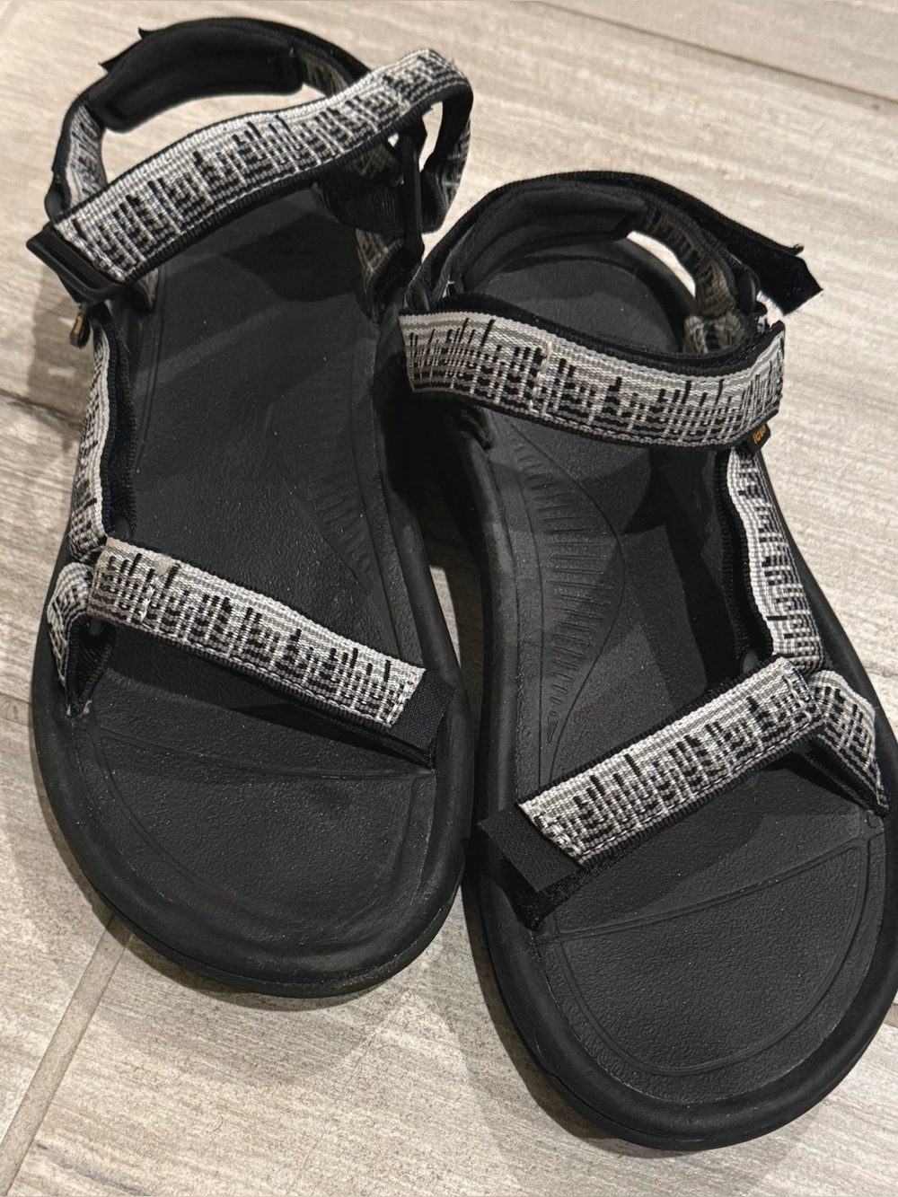 Teva Tava Sport Sandals in Black & Gray US 9